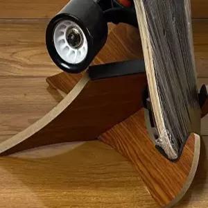 스케이트보드 랙 홀더 브라운 거치대 가정용