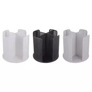 회전형 4구 종이컵 디스펜서/커피/일회용/생수/케이스/물컵/거치/받침/홀더/보관/꽂이/카페/정리/부착/캠핑