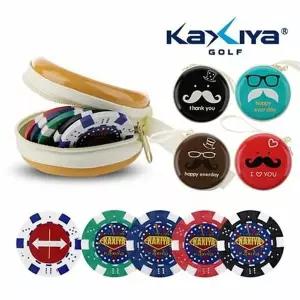 케이스세트 볼마커 칩 카시야 방향표시 5pcs 골프용품