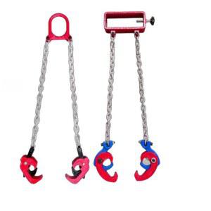 드럼 집게 운반 체인 운반기 리프팅 호이스트 장치 드럼통 리프터 4발 클램프 철제