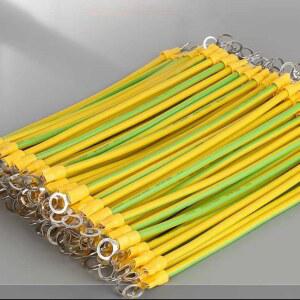 태양광 접지선 구리 와이어 분전반 방지릴 옐로우 10 25mm2 태양 연결 BVR