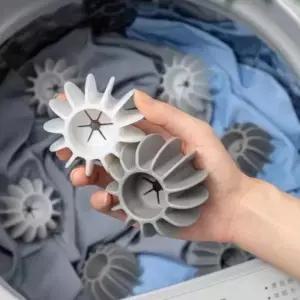 대형(6x4cm) 세탁볼 드럼 통돌이 세탁기 구김 엉킴 방지 실리콘 재질