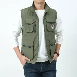 남친조끼 가을 겨울 기모 도톰한 멀티 낚시 베스트 심쿵희망