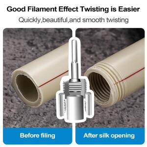 배관 파이프 탭세트 PVC 파이프 나사 절삭 도구 세트 1/2 3/4 인치 다이스 외부 내부 커터 물관 정원 호스