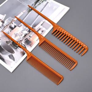 3개 세트 랫테일 빗 이브닝 글램 메이크업 헤어 파티셔닝 링 핑거 웨이브 브라이덜 업두 백 콤빙 툴 섹션닝