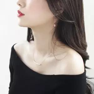 14K 어반 이니셜각인 목걸이 무료각인 당일발송 2260549 헬로비치나 J