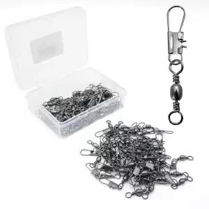 마리수 낚시도래 인터락 스냅도래 롤링 스위벨 핀도래 대용량 벌크 50개