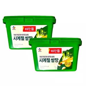 해찬들 사계절 쌈장 3kgX2개