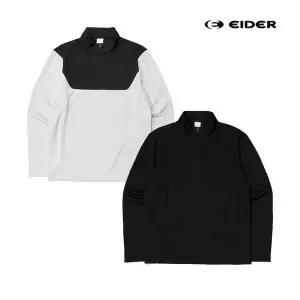 [아이더][택가 99,000원] 남성 기모원단 (코어 블럭) 짚업 티셔츠 (DMU23203) 306224