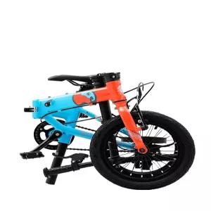 초경량 폴딩 자전거 스포츠 초보용 단변속 접이식