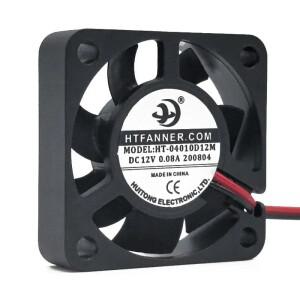 HT-04010D12M 더블 볼 베어링 4010, 그래픽 카드 섀시 냉각 선풍기, 40x40x10mm, 4cm, 12V, 0.08A