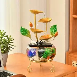 습도 탁상분수대 연꽃 침실 미니분수대 풍경 탁상형 물분수