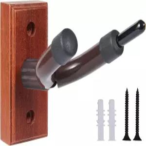 바이올린 벽걸이 걸이 - 마호가니 우드 비올라