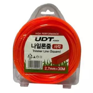 UDT예초기액세서리나일론줄 1EA 2.7mm-30M(사각형)