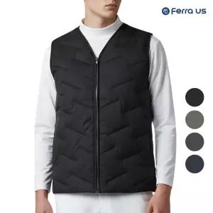 페라어스 남성 겨울 베이직 가로 누빔 경량 패딩 조끼 GCVW5BF8633