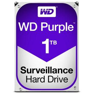 WD Purple 1TB 감시 하드 디스크 드라이브 - 5400RPM 클래스 SATA 6 Gb/s 64MB 캐시 3.5인치