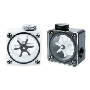 검정색 흰색 물  G1/4''x3 스레드 냉각 POM 꽃 컴퓨터 액세서리 드롭