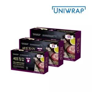 [유니랩]라텍스 셰프장갑(아이보리) 100매 택1 X 3개