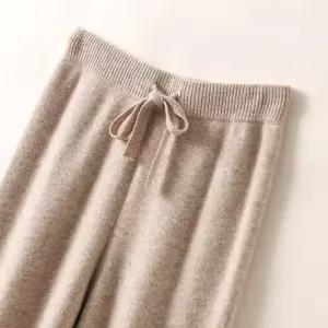 순수 캐시미어100 니트 스웨터 여성용 슬리밍 풀오버 가디건 두꺼운 반팔 느슨한 까마귀 하