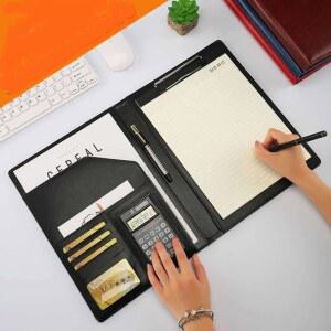 시스템 다이어리 자석커버 계산기 블랙 컬러 오피스 B형 시스템사무용 클립 답례품