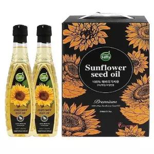 해바라기씨유 명절 해바라기유 기름2병세트 선물세트 기업 가정용 프리미엄tuv100