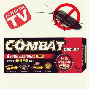 [2개구성] 해충 막멸 컴뱃파워 큰 전문베이트 6입 전문가 컴배트 컴베트 바퀴 LW14CF2C