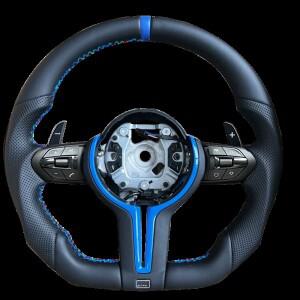 블루 스타일 아이스본 BMW F10 스티어링 휠