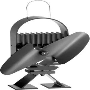 에코판 에어데코 I 열 구동 스토브 팬 강력한 현대적 디자인 목재 펠릿 및 비누석 스토브에 이상적인