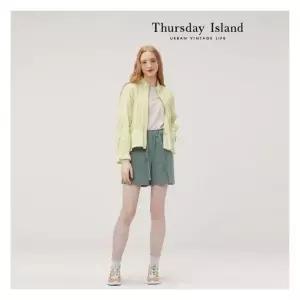 써스데이아일랜드Thursday Island 패턴 집업 점퍼T232MJP538W2125884