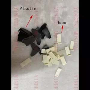 바이올린 보우 팁 비올라 보우 팁 첼로 베이스 바이올린 본 화이트 블랙 플라스틱 15 세트 30 개