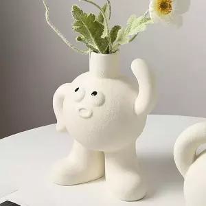 [콩심팥심]도자기 화병 인테리어 세라믹 빈티지 꽃병 도자기꽃병 세라믹화병