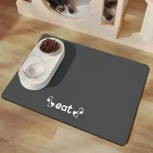 [콩심팥심]식기 매트 강아지 반려동물 밥그릇 매트 60x40cm