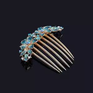 네프 포인트 헤어핀 블루 예쁜 머리핀