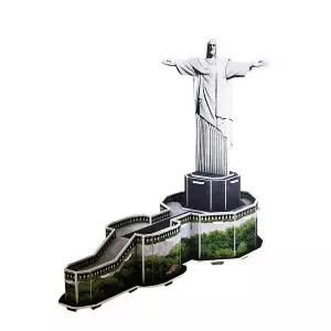 [꾸꾸까까]3D입체퍼즐 세계 유명건축물 만들기 초급편 브라질-그리스도 예수상(20pcs)