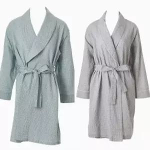 사계절용 선염 체크 커플 로브가운(WRB2513M/WRB2513W)