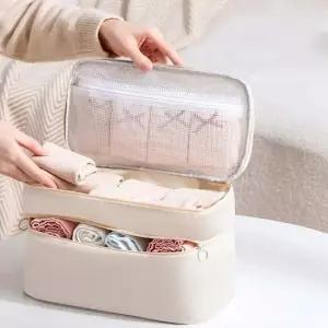 여행용파우치 여행용 속옷 정리 파우치 브라 팬티 양말 의류 수납 보관함