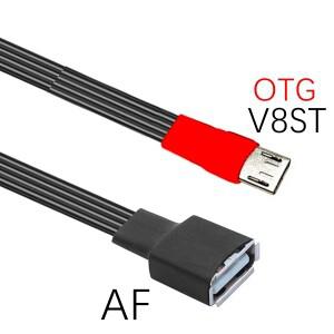 파이어 스틱 TV용 90도 마이크로 USB OTG 어댑터 스네스 미니 소형 호환 클래식 왼쪽/오른쪽 각도 전원 공