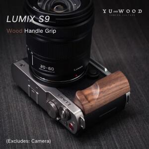 파나소닉 루믹스 S9 카메라용 목재 핸드 그립 L 홀더, 퀵 릴리즈 L 플레이트 브래킷 홀더, 초경량 합금 베