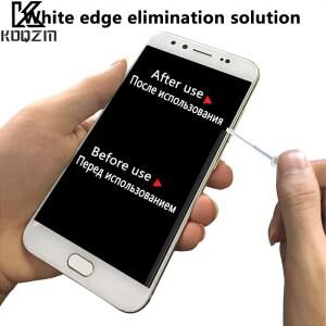 아크 엣지 휴대폰 핸드폰 강화 유리 필름 백색 액체 오일 제거 필러 접착 도구 가장자리 수리 14피스 12PCs