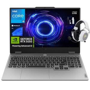 LOQ 노트북 게이밍 15 6인치 FHD 144Hz 인텔 코어 i5 13450HX RTX 5050 32GB DDR5 RAM SSD 1TB Wi Fi 6 테클라도 레트로일루미나도 윈도우 11 프로 그리스 루나 콘 악세소리오 마이트릭스