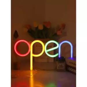 영업중 네온사인 LED 간판 오픈 조명 사인 전광판 홈바 홍보