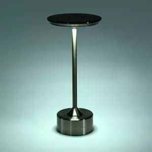 미드나인 GIN070K7 무선 터치 테이블 스탠드 조명 무드등 실버