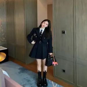 영국교복 하이틴 유니폼 걸그룹 스쿨룩 놀이공원 영국 셔츠 스커트 마이