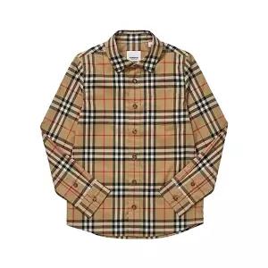 [버버리 BURBERRY] 8059637 A7028 아동 셔츠