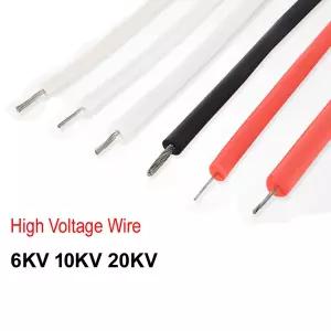 호환 20m 주석 도금 구리 와이어 UL3239 실리콘 6KV 10KV 20KV 고전압 와이어 케이블 전선가리개 16awg 18a