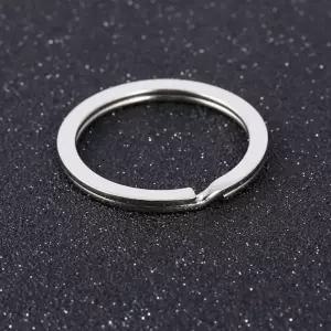 스텐 납작 이중 오링 키링 연결고리 비즈 수예용품 부자재 30mm