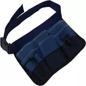 호미코미 원예 도구 허리 가방 벨트 헤비 듀티 옥스포드 에이프런 7팩 블루