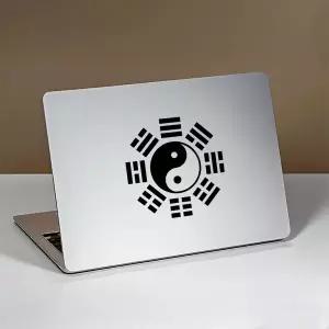 팔괘 태극 심볼 스티커 1316 MacBook AirPro Retina 노트북ipad 호환 스킨용. 방수탈부착 가능 보호용 . sa