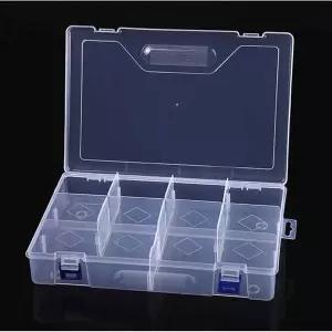 케이스 칸막이 소품 30x20x6 10칸 대형 보관 보관케이스 수납케이스