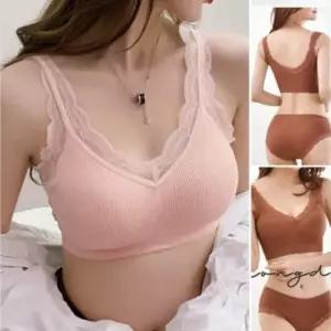 노와이어 브라세트 브라렛 레이스 브라탑 뽕브라렛